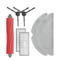 7pcs Hepa Filter Main Side Brush Mop Cloth for Roborock