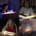 Usb Rechargeable Book Light,for Kids Reading In Bed,reading Lamp