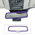 Car Inner Rear View Mirror Cover Abs for Dodge Challenger (purple)