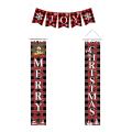 Merry Christmas Banner Front Porch Sign Set,xmas Hanging Decorations