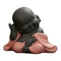 Cute Ceramic Little Baby Monk Buddha Statue Ornaments Home Decor A