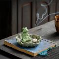 Creative Frog Insert Incense Tao Ceramic Holder Aromatherapy B