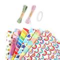 Rainbow Birthday Wrapping Paper,for Gift Wrap Decoration Occasions