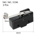 2pcs Z-15gw2-b 1no + 1nc Long Hinge Roller Lever Mini Action