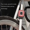 Enfitnix Cubeliteii Bicycle Taillight Smart Sensor Brake Light Black