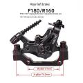 Nutt Bicycle Mechanical Disc F160-r140/f180-r160 Xtr Calipers,black