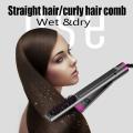 Curling Wand Negative Ion Hair Straightening Comb Hair Curler,eu Plug