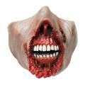 3d Horror Burn Half Mask Scary Latex Mask Halloween Decoration
