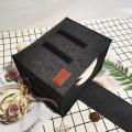 Foldable Plate and Bowl Holder Portable Felt Storage Bag for Home A