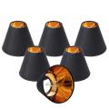 Set Of 3 Chandelier Shade Small Lamp Shade Clip for Candelabra Bulbs