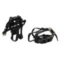 Spd Pedals with Toe Clip Straps for Shimano Spd Pedals 1/2inch