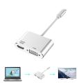 Usb3.1 Type C to Hdmi Vga Adapter-2 In1 Type C to Hdmi Vga Cable