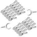 20pcs Garden Clips,stainless Steel Greenhouse Clips for Netting,plant