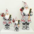 Santa Claus Christmas Dolls Standing Christmas Figurine Toys 30 Cm