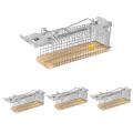 Live Mouse Trap - 1 Set Of 4 - Friendly Mouse Trap with Double Door