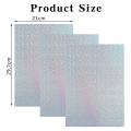 20 Sheets Holographic Printable Vinyl Stickers for Silhouette Reliefs B