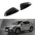 2pcs for Lexus Nx260 350h 450h 2022 View Mirror Cover Baked Black
