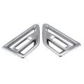 Chrome Wing Side Air Intake Vent Cover Trim Molding Frame 2pcs/set