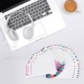 60 Pcs A6 Expense Tracker Budget Paper with Subscription Hole