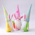 Rabbit Party Happy Easter Plush Dwarf Home Party Decorations Kids Toy