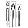 3 Pcs Drawing Decorating Spoon Ball Cutter,for Diy Fruit Muffin Decor