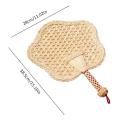 Raffia Hand Fans Wheat Straw Hand Fans,hand Rocker Fan,wedding Fans D