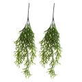 2pcs Artificial Antlers Shrub Hanging Vines Ferns for Outdoor Decor