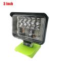 Car Led Work Lights Flashlights Electric Torch Spotlight -3inch