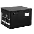 Fireproof File Box with Lock File Box for Folder Toy Organization