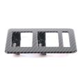 Window Lift Switch Panel Cover Trim for Ford Bronco,carbon Fiber
