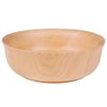 Creative Wooden Bowl Snack Bowl Household Thick-bottomed Bowl, L