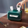 Tissue Boxes with Remote Control Holder Countertop Organizer A