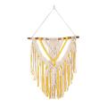 Hand-woven Color Macrame Bohemian Tapestry for Home Bedroom 60x75cm-b