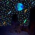 589pcs/set Luminous Moon Stars Dots Wall Sticker Kids Room