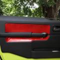 Car Door Inner Side Decoration for Suzuki Jimny, Red Carbon Fiber