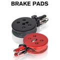 Bike Brake Pads Resin Bicycle Cycling Braking Disc Pad Parts,red