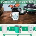 3 Pieces 3d Silicone Mug Wrap, for Printing Mugs Transfer Machine