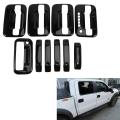 External Door Handle Covers for 2004-2019 Ford F150 Glossy Black
