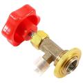 Can Canister Opener Tap Tapper M14/1/4 Inch Red + Gold Bottle Opener