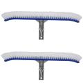 18 Inch Pool Wall Brush Aluminum for Pond Spa Hot Spring Scrubber