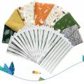 Cash Envelope System, 15 Waterproof Reusable Plastic Budget Envelopes