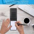 Mini Notepad Holder Included 2 Pcs Pen 8 Pcs Refillable Memo Book