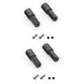 4 Pcs Metal Rear Axle Shaft for Wpl D12 C14 C24 C34 B14 Mn D90 Rc Car