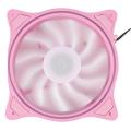 12cm Pink Led Silent High Wind Volume Computer Rgb Cooling Fan