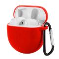 For Oneplus Buds Earbuds Portable Waterproof Protective Case(red)