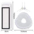 Hepa Filter for Narwal T10 Side Brush Filter Screen Rag Mop Cloth