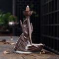 Buddha Hand Ceramic Backflow Incense Burner Waterfall Home B