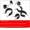 Cable Clamp,52pcs Rubber Cushion Insulated Clamp.stainless Steel