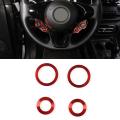 Car Steering Wheel Button Cover for Mercedes Benz Smart 2016-2021