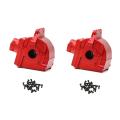 Metal Gear Box Shell for Wltoys 144001 1/14 Rc Car,red 2pcs